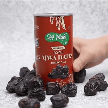 Premium Jumbo Ajwa Dates: Finest Quality Dates Online | 24Nuts